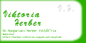 viktoria herber business card